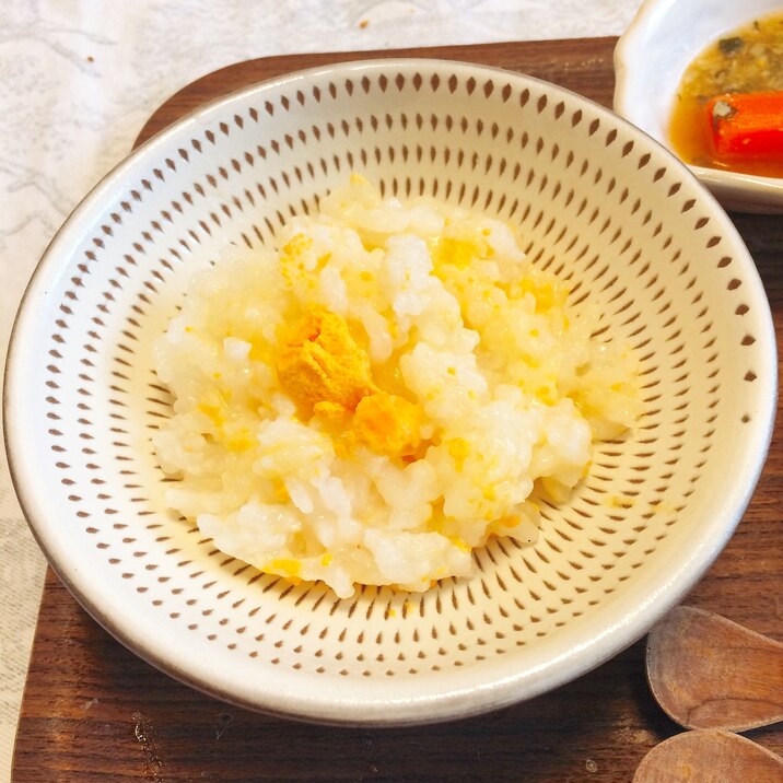 WECK離乳食*卵黄のみの卵粥(5倍粥)